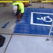 Resurfacing ada accessibility ramp